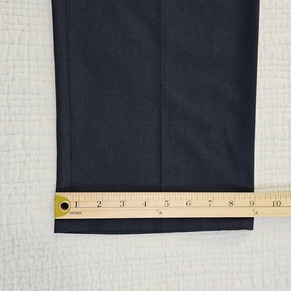 Tommy Hilfiger Dress Pants Men's 42x30 Navy Blue Modern Flex Stretch Chambray - Picture 8 of 14